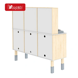 2024 New Arrived Realistic Cooking Features Chef Wooden Kitchen Toy For Kids W10C913